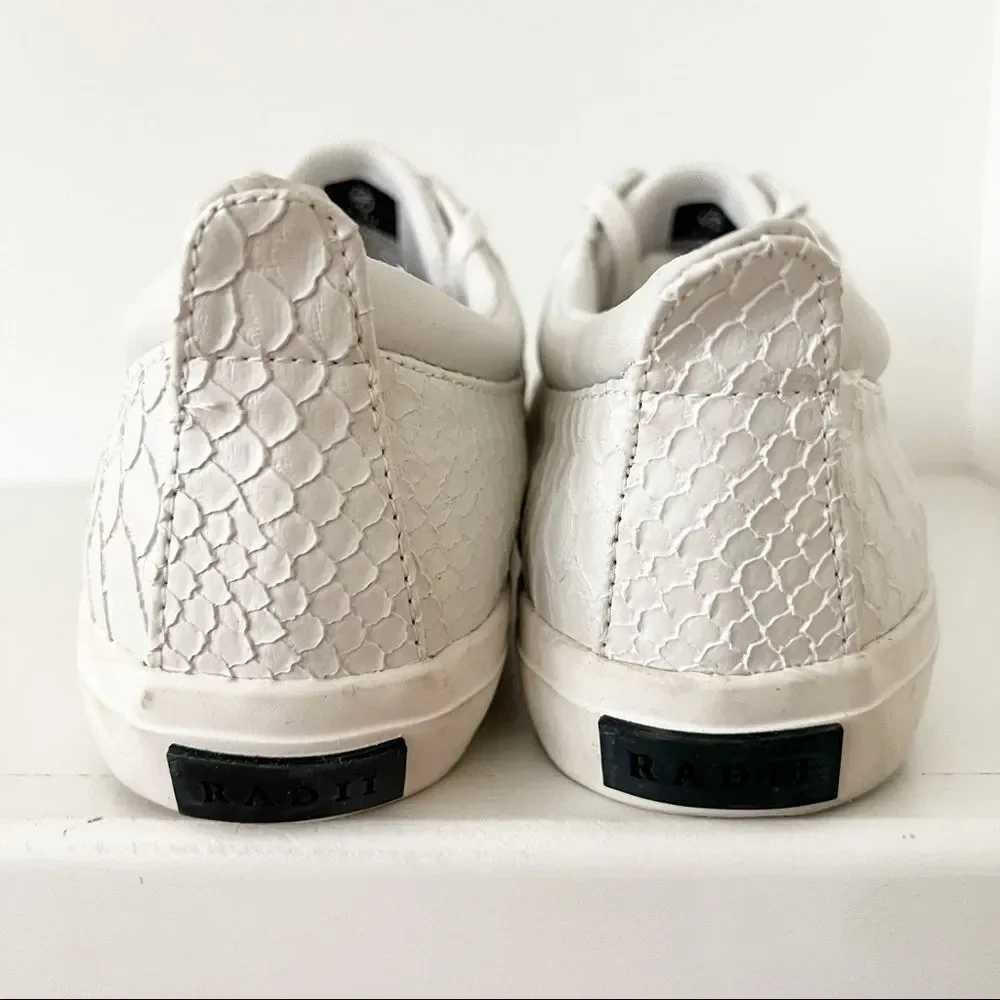 Radii Jax NWOT white python sneakers leather men size 7